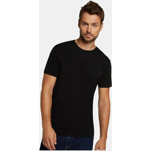 Bamboo Basics Ruben T-shirt SS 2-Pack Zwart Tweedehands