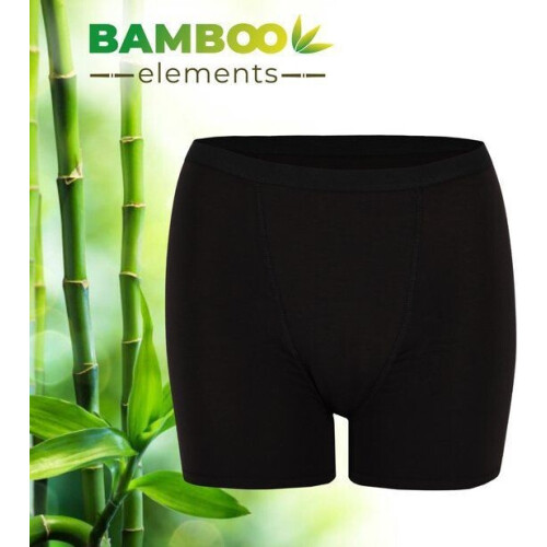 Bamboo Elements - Menstruatie Ondergoed - Hipster - Lekvrij - Zwart - XXL Tweedehands