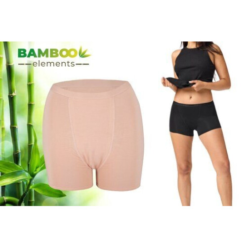 Bamboo Elements - Menstruatie Ondergoed - Hipster - Nude - Period Underwear - Menstruatieslip - Mens