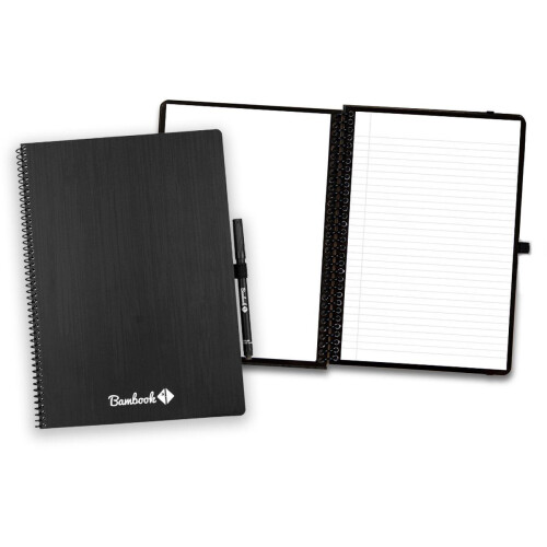 Bambook Classic - uitwisbaar notitieboek Original - A4 - Blanco&Gelinieerd - Duurzaam whiteboard schrift