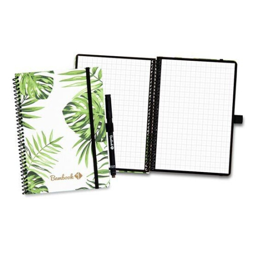 Bambook Tropical - Uitwisbaar notitieboek A5 - 40 herschrijfbare pagina's - Kleur: Tropical