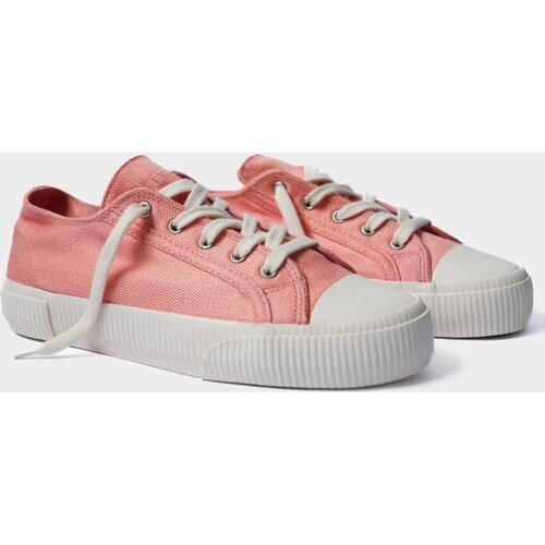 Bamburista dames vegan Lage Sneakers Dames Lieveheersbeestje Flamingo Rose Tweedehands