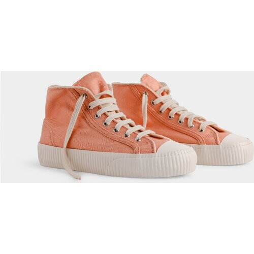 Bamburista dames vegan Sneakers Ladybug Hoog Perzik Tweedehands