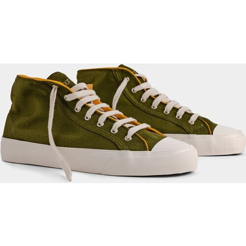 Bamburista mannen vegan Sneakers Grasshopper Hoog Mos Tweedehands