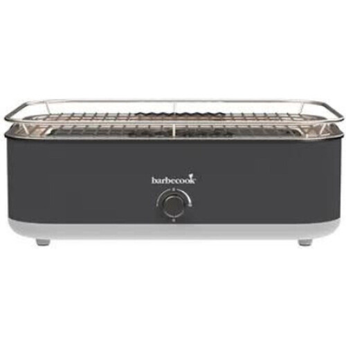 Barbecook E-Carlo - Elektrische tafel BBQ - 3 hitte-instellingen - Grijs