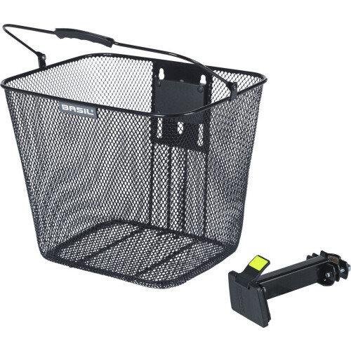 Basil Bilbao - Voormand - Staal Fijnmazig - Afneembaar - Incl. bevestiging - Zwart Tweedehands