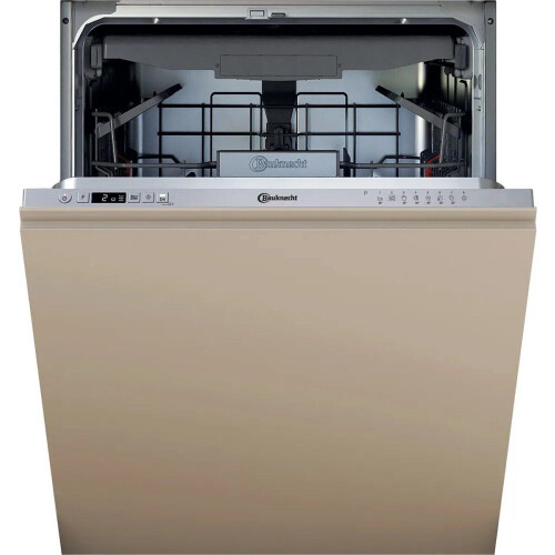 Bauknecht B0ID541AS - Inbouw Vaatwasser 60cm - 14 couverts - Roestvrijstalen look