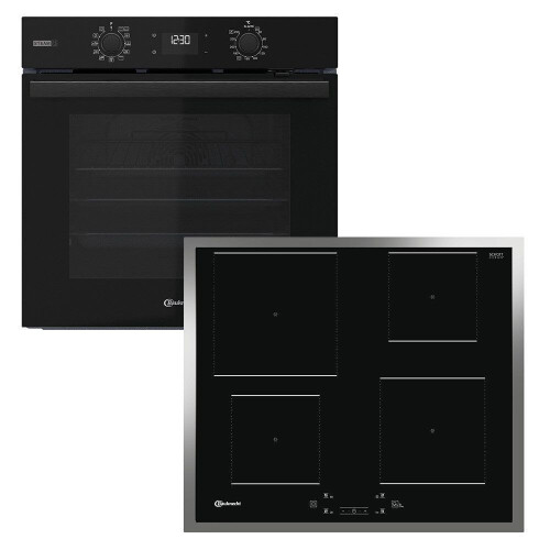 Bauknecht BAKO 780 Steam - Inbouw Oven- en Kookplaatset - Stoomfunctie Pyrolyse A+ - Zwart
