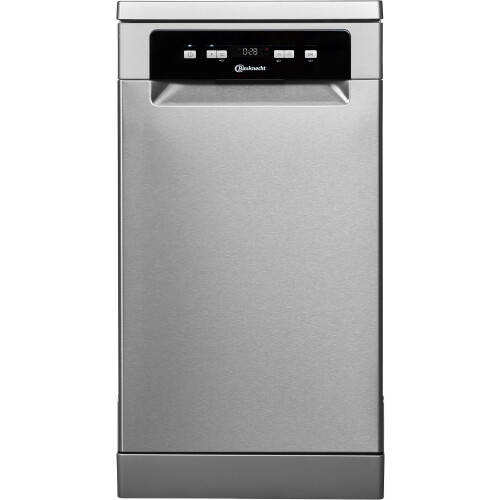 Bauknecht BK4FC11BS7A0X - Vrijstaande Vaatwasser 45 cm - 11 couverts ActiveDry - RVS