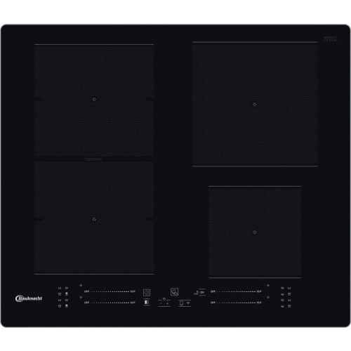 Bauknecht BS 3960F AL - Inductie kookplaat - Active Heat Flexi Space - 4 kookzones (7200W)