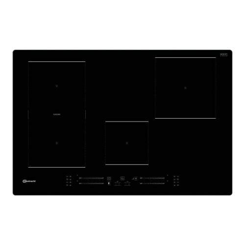 BAUKNECHT BS2677CAL - Inductiekookplaat - 4 zones 1 Flexi Duo 4 boosters - RVS