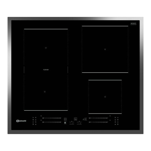 BAUKNECHT BS7160CFT - Inductiekookplaat - 4 zones 1 Flexi Duo RVS Tweedehands