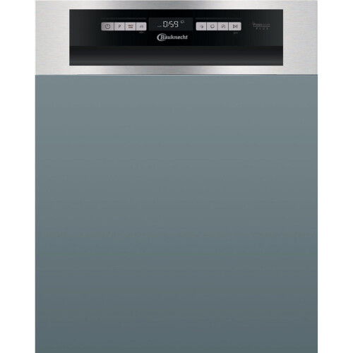 Bauknecht BSBO 3035 PF X - Half Geïntegreerde Vaatwasser - 10 couverts - 43 dB - Compact 45 cm