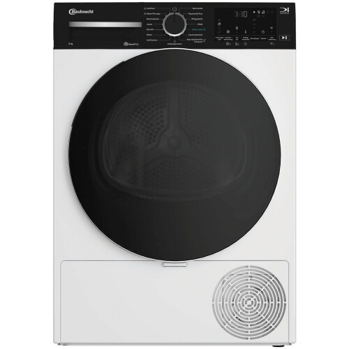 Bauknecht BT 87A WB - Warmtepompdroger 8kg - A-Noise Technologie - Wit