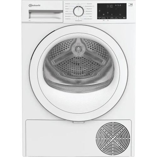 Bauknecht Bt84dwws - Warmtepompdroger - 8 kg - 64 dB - Energieklasse D - Wit