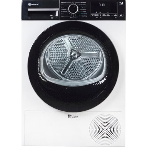 Bauknecht Btsv87awb - Warmtepompdroger - 8 Kg - 63 Db - Energieklasse A - Zwart | Nieuw (outlet) Tweedehands
