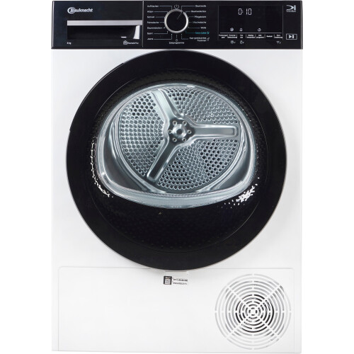 Bauknecht Btsv87awb - Warmtepompdroger - 8 Kg - 63 Db - Energieklasse A - Zwart | Nieuw (outlet)