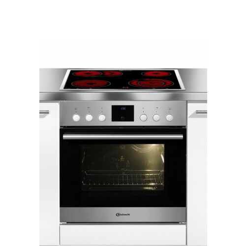BAUKNECHT HEKO TANGO - Fornuisset - Oven 65L A+ met keramische kookplaat - RVS Tweedehands