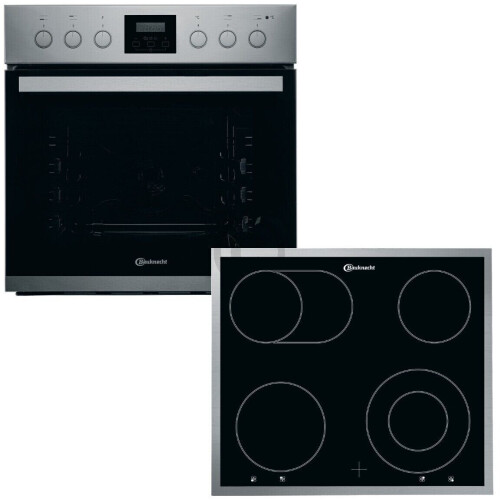 Bauknecht HVS3TH8V2IN - Inbouw Oven 65L - Keramische Kookplaat 4 Zones - Zilver