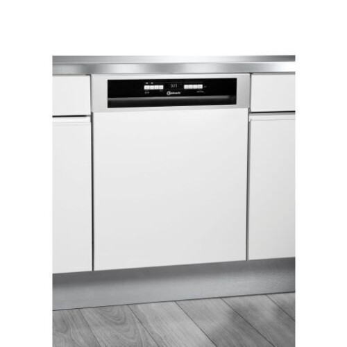 Bauknecht OBBC Ecosilent 7540 - Gedeeltelijk geΓ―ntegreerde vaatwasser - 14 couverts - Kleur roestvrij staal Tweedehands