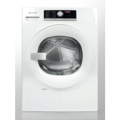 Bauknecht Tksupereco8116a3 - Warmtepompdroger - 8 Kg - 65 Db - Energieklasse A+++ - Wit | Tweedehands (Refurbished)