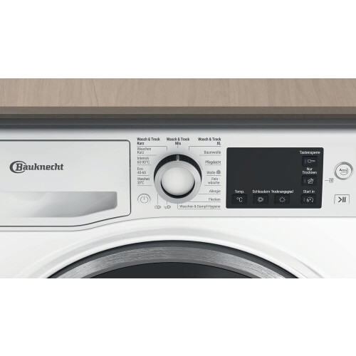 Bauknecht Watksense9641n - Was-droogcombinatie - 9 Kg Wassen - 6 Kg Drogen - 1400 Tpm - Stoomfunctie - Energieklasse D | Nieuw (outlet)