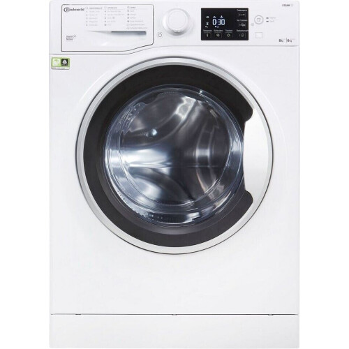 Bauknecht WT Super Eco 8614 - Was-droogcombinatie 8-6 kg - SteamCare AntiVlek 100 - Wit