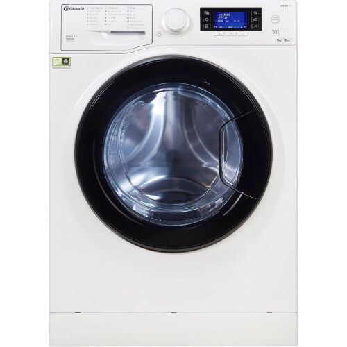BAUKNECHT WT SUPER ECO 9614 N - WAS-DROOGCOMBINATIE 9-6KG - Energieklasse D - Geluidsniveau 81dB - Toerental 1400 tpm - Afmetingen 85 x 60 x 54 cm
