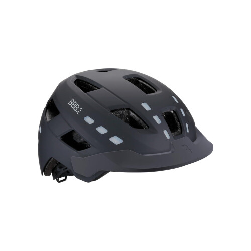 BBB Cycling District LED - Fietshelm - ABS Shell - Medium/Large 54 - 60cm - Mat Zwart - BHE-162 Tweedehands