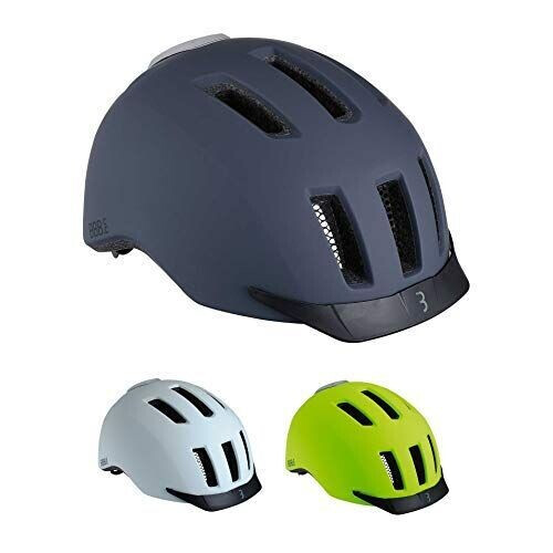 BBB Cycling Grid - Fietshelm - LED lampje - Maat M - Matt Black - BHE-161