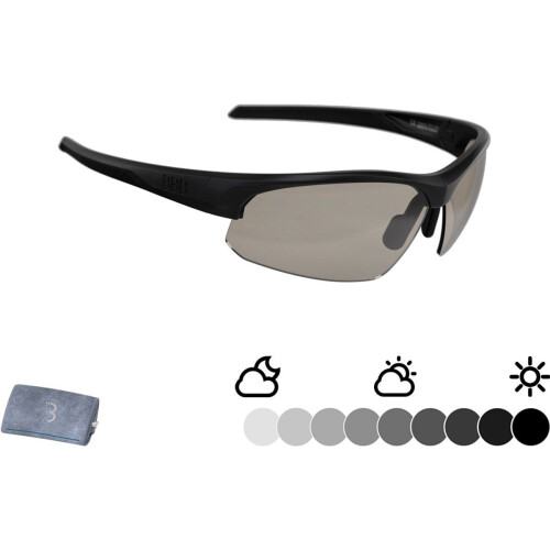 BBB Cycling Impress PH - Fotochromatische Fietsbril - Meekleurende Glazen - Mat Zwart - BSG-58PH