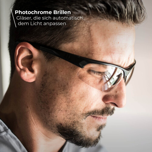 BBB Cycling Impress PH Fotochromatische Fietsbril - Zonnebril met Meekleurende Glazen - Sportbril Met Hoes - Mat Zwart - BSG-58PHT