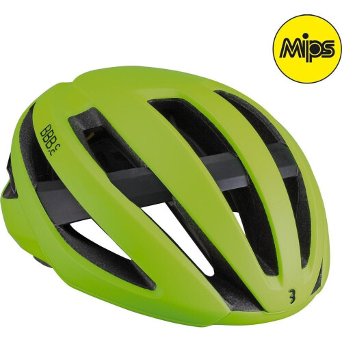 BBB Cycling Maestro MIPS - Fietshelm - Extra Veiligheid - Mat Neon Geel - Maat S - BHE-10