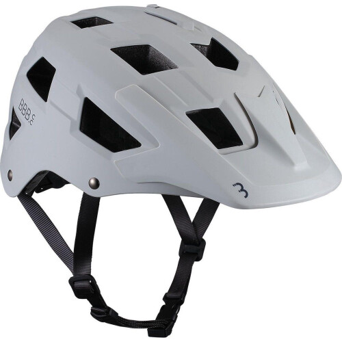 BBB Cycling Nanga - MTB Helm - Bevestiging voor Camera of Verlichting - Mat Grijs/Wit - L - BHE-54