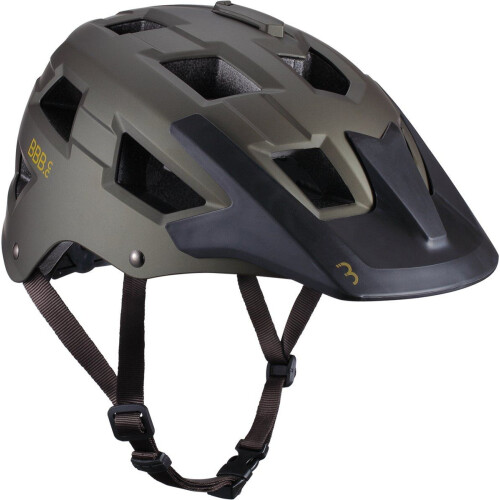 BBB Cycling Nanga - MTB Helm - Bevestiging voor Camera of Verlichting - Mat Olijf Groen - M - BHE-54 Tweedehands