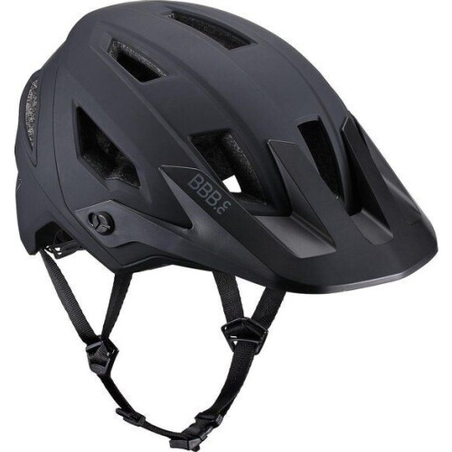 BBB Cycling Shore - Mountainbike Helm - Verstelbaar vizier - Mat Zwart - Maat L - BHE-59