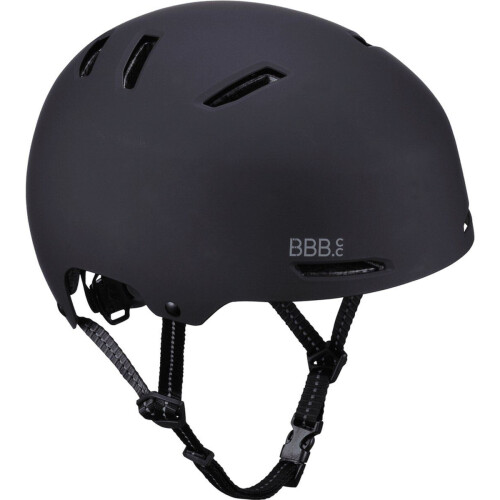 BBB Cycling Wave Kinderhelm - Lichtgewicht - Verstelbaar - Mat Zwart - Maat M - BHE-150