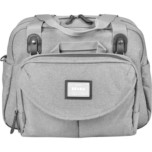 Béaba Genève - Luiertas - Modulaire Stijl - Inclusief Isotherm Lunchzakje&Aankleedkussen - Grijs Tweedehands