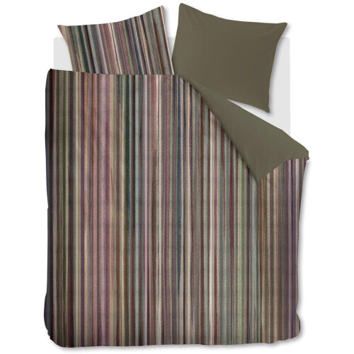 Beddinghouse Roman - Dekbedovertrek - Katoensatijn 200x200/220 cm - Multi Tweedehands
