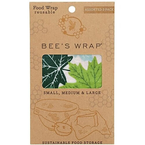 Bee's Wrap 3-pack Assorted Forest Floor Tweedehands