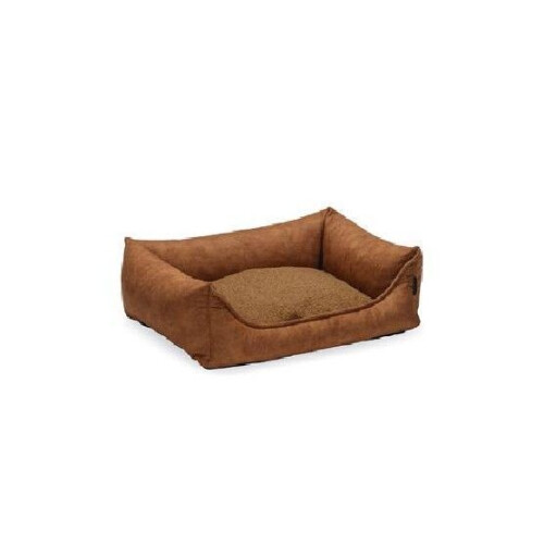Beeztees Lua - Orthopedische Hondenmand - Traagschuim - Cognac - 70x50x21,5 cm Tweedehands