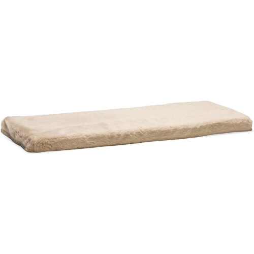 Beeztees Moza - Vensterbank Mat - Pluche - Antislip - Beige - 65x27x3 cm