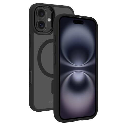 BeHello iPhone 16 - Hoesje - MagSafe Magnetische Ring - Transparant