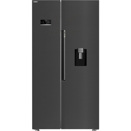 Beko Asd2442vpz - Amerikaanse Koelkast - 179 Cm - 576l - No Frost - Zwart Rvs | Nieuw (outlet)