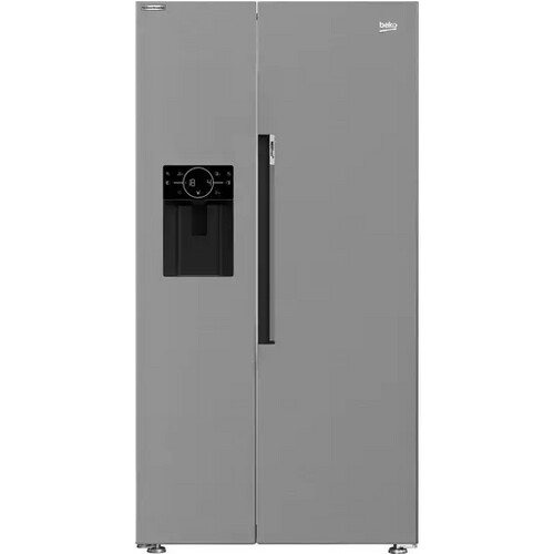 Beko Asp342vps - Amerikaanse Koelkast - 179 Cm - 571l - No Frost - Zilver | Nieuw (outlet) Tweedehands