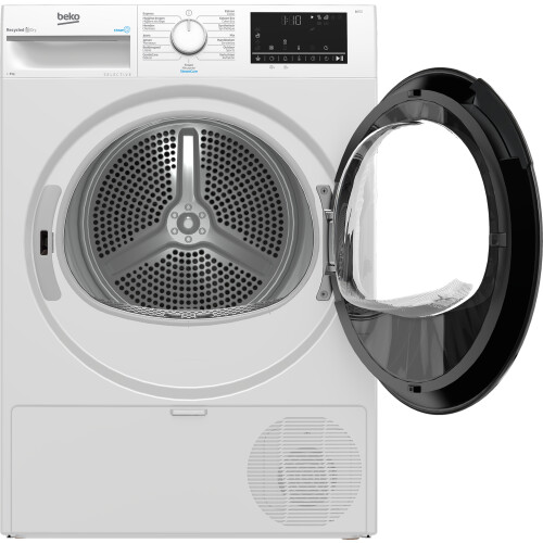 Beko B3t6823w2 - Warmtepompdroger - 8 Kg - 64 Db - Energieklasse D - Wit | Nieuw (outlet)