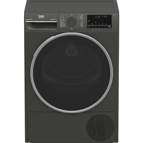Beko B3t6923m2 - Warmtepompdroger - 9 Kg - 64 Db - Energieklasse D - Zilver | Nieuw (outlet) Tweedehands