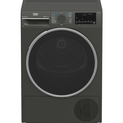 Beko B3T6923M2 - Warmtepompdroger 9 kg - Energieklasse D - Manhattan grijs