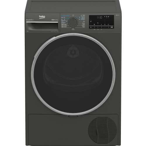 BEKO B3T6923M2 - Warmtepompdroger 9 kg A+++ - 15 programma’s - Manhattan grijs Tweedehands