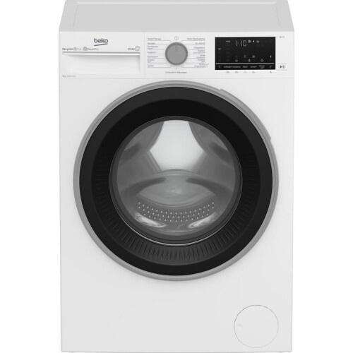 Beko B3WFU59415W2 - Wasmachine 9kg 1400t - Stoomwassen - Wit